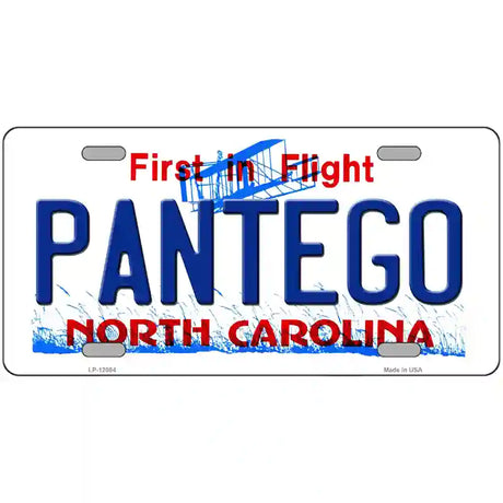 Pantego North Carolina State Novelty Metal License Plate 24" x 12" (LLP)