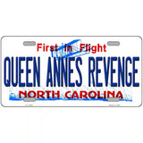 Queen Annes Revenge North Carolina State Novelty Metal License Plate 24" x 12" (LLP)