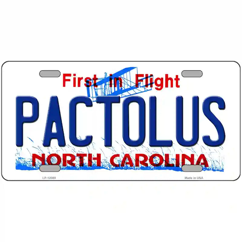 Pactolus North Carolina State Novelty Metal License Plate 24" x 12" (LLP)