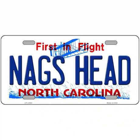 Nags Head North Carolina State Novelty Metal License Plate 24" x 12" (LLP)