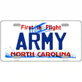 Army North Carolina State Novelty Metal License Plate 24" x 12" (LLP)