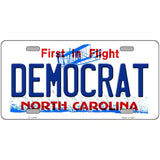 Democrat North Carolina State Novelty Metal License Plate 24" x 12" (LLP)