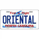 Oriental North Carolina State Novelty Metal License Plate 24" x 12" (LLP)