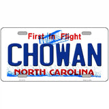 Chowan North Carolina State Novelty Metal License Plate 24" x 12" (LLP)