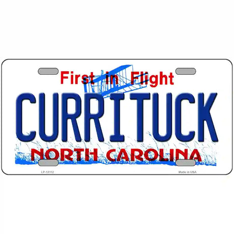 Currituck North Carolina State Novelty Metal License Plate 24" x 12" (LLP)