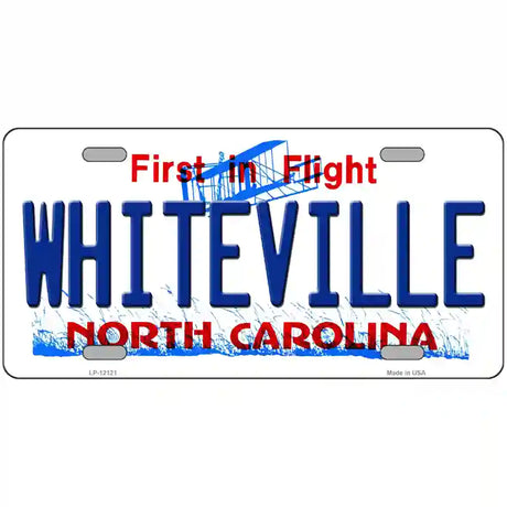 Whiteville North Carolina State Novelty Metal License Plate 24" x 12" (LLP)