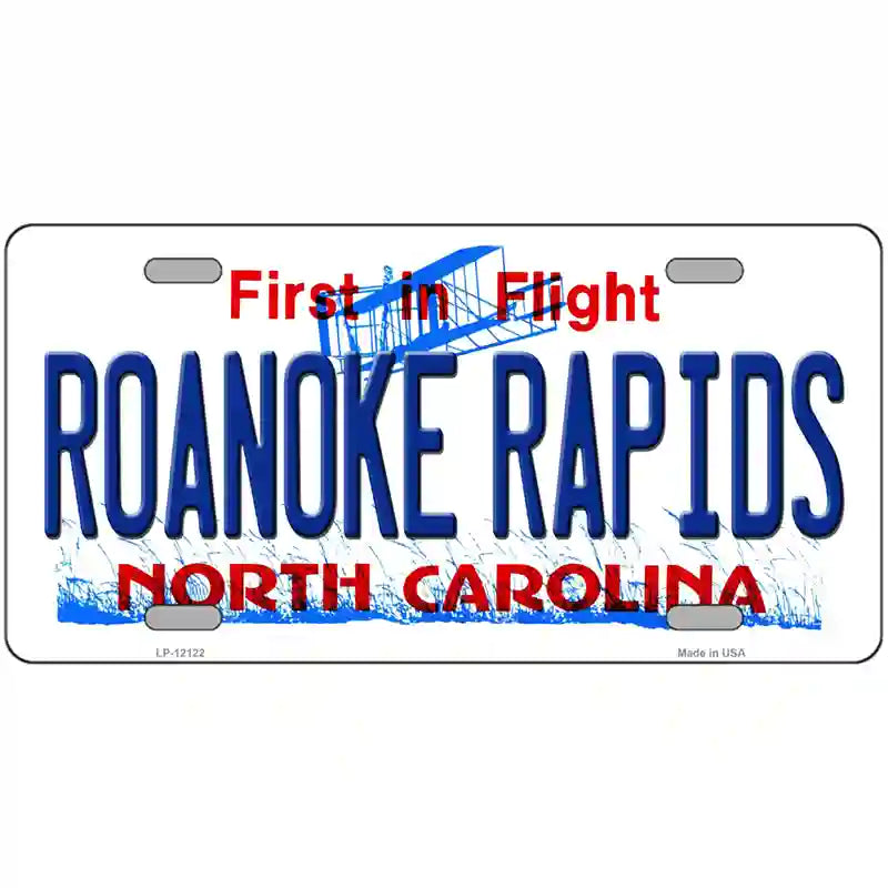 Roanoke Rapids North Carolina State Novelty Metal License Plate 24" x 12" (LLP)