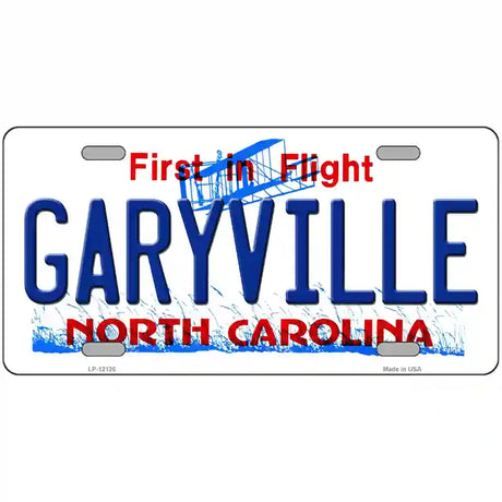 Garyville North Carolina State Novelty Metal License Plate 24" x 12" (LLP)