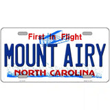 Mount Airy North Carolina State Novelty Metal License Plate 24" x 12" (LLP)