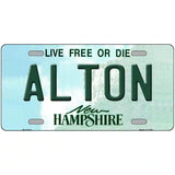 Alton New Hampshire Novelty Metal License Plate 24" x 12" (LLP)