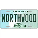 Northwood New Hampshire Novelty Metal License Plate 24" x 12" (LLP)