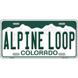 Alpine Loop Colorado Novelty Metal License Plate 24" x 12" (LLP)