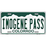 Imogene Pass Colorado Novelty Metal License Plate 24" x 12" (LLP)