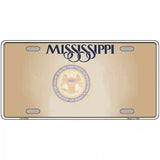 Mississippi Great Seal Blank Novelty Metal License Plate 24" x 12" (LLP)