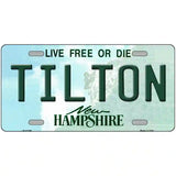 Tilton New Hampshire Novelty Metal License Plate 24" x 12" (LLP)