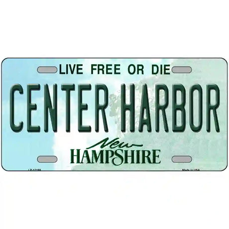 Center Harbor New Hampshire Novelty Metal License Plate 24" x 12" (LLP)