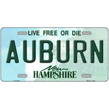 Auburn New Hampshire Novelty Metal License Plate 24" x 12" (LLP)