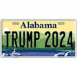 Trump 2024 Alabama Novelty Metal License Plate 24" x 12" (LLP)