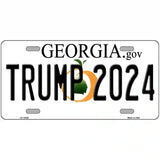 Trump 2024 Georgia Novelty Metal License Plate 24" x 12" (LLP)