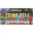 Trump 2024 Hawaii Novelty Metal License Plate 24" x 12" (LLP)