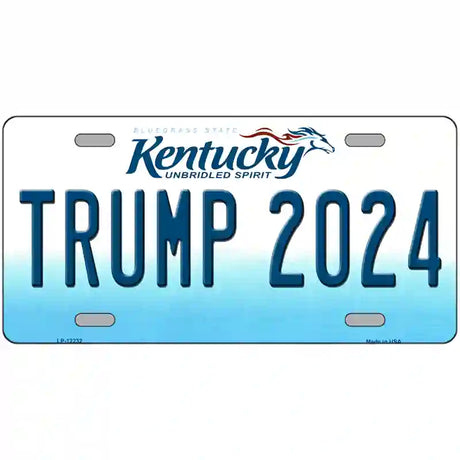 Trump 2024 Kentucky Novelty Metal License Plate 24" x 12" (LLP)