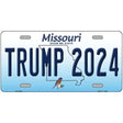 Trump 2024 Missouri Novelty Metal License Plate 24" x 12" (LLP)