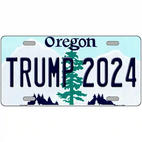 Trump 2024 Oregon Novelty Metal License Plate 24" x 12" (LLP)