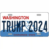 Trump 2024 Washington Novelty Metal License Plate 24" x 12" (LLP)