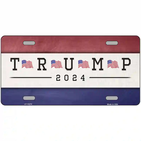 Trump 2024 Novelty Metal License Plate Tag LP-12270 24" x 12" (LLP)