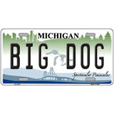 Michigan Big Dog Novelty Metal License Plate 24" x 12" (LLP)