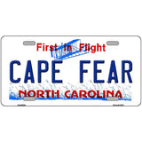 North Carolina Cape Fear Novelty Metal License Plate 24" x 12" (LLP)