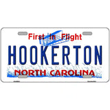 North Carolina Hookerton Novelty Metal License Plate 24" x 12" (LLP)