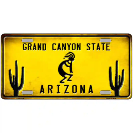 Arizona Kokopelli Novelty Metal License Plate LP-12308 24" x 12" (LLP)