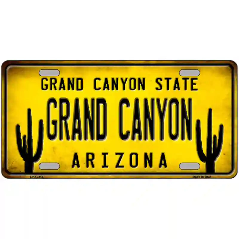 Arizona Grand Canyon Novelty Metal License Plate 24" x 12" (LLP)