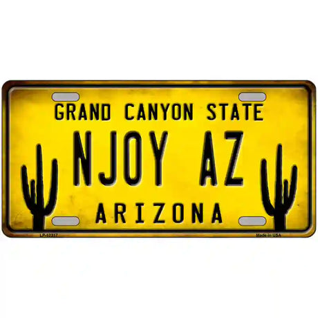 Arizona NJOY AZ Novelty Metal License Plate 24" x 12" (LLP)