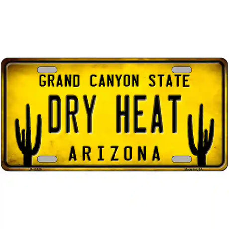 Arizona Dry Heat Novelty Metal License Plate 24" x 12" (LLP)