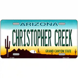 Christopher Creek Arizona Novelty Metal License Plate 24" x 12" (LLP)