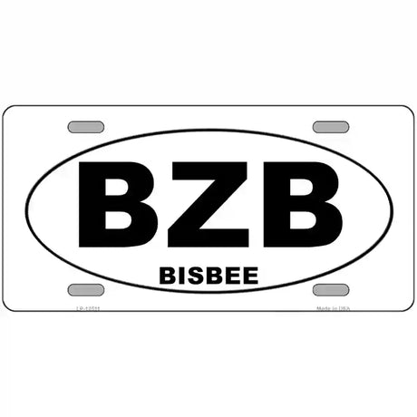 BZB Bisbee Arizona Novelty Metal License Plate 24" x 12" (LLP)