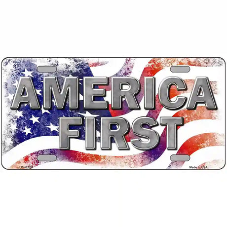 America First Novelty Metal License Plate 24" x 12" (LLP)