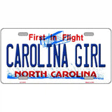 Carolina Girl North Carolina Novelty Metal License Plate 24" x 12" (LLP)