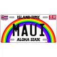 Maui Hawaii Novelty Metal License Plate 24" x 12" (LLP)