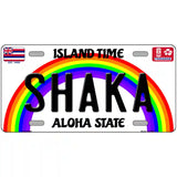 Shaka Hawaii Novelty Metal License Plate 24" x 12" (LLP)