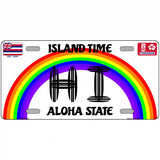 Hawaii Surfboard Novelty Metal License Plate 24" x 12" (LLP)