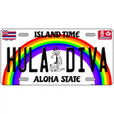 Hula Diva Hawaii Novelty Metal License Plate 24" x 12" (LLP)