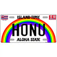 Honu Hawaii Novelty Metal License Plate 24" x 12" (LLP)