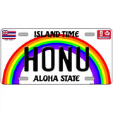 Honu Hawaii Novelty Metal License Plate 24" x 12" (LLP)