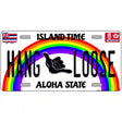 Hang Loose Hawaii Novelty Metal License Plate 24" x 12" (LLP)