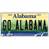 Go Alabama Novelty Metal License Plate 24" x 12" (LLP)