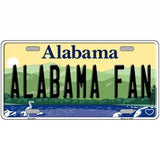 Alabama Fan Novelty Metal License Plate 24" x 12" (LLP)