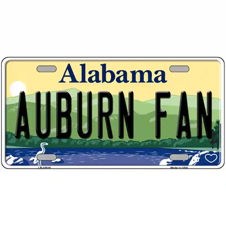 Auburn Fan Novelty Metal License Plate 24" x 12" (LLP)